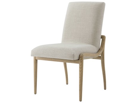 Theodore Alexander Catalina Beige Upholstered Side Dining Chair