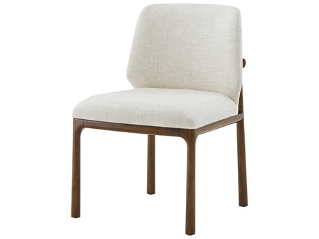 Theodore Alexander Kesden Brown Upholstered Side Dining Chair