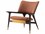 Theodore Alexander Ta Originals 37" Black Fabric Mod Accent Chair  TALTA420580DWL