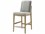 Theodore Alexander High Fashion Expresso Brass Fabric Upholstered Valeria Counter Stool  TALTA43015QSL