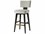 Theodore Alexander High Fashion Expresso Leather Upholstered 55 Broadway Swivel Bar Stool  TALTA43037QSL