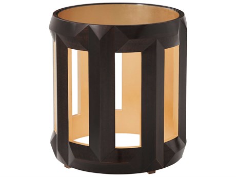 Theodore Alexander Ta Originals Round Glass End Table