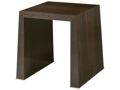 Theodore Alexander Ta Originals Square Wood Fumed Inside End Table