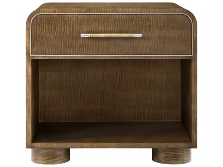 Theodore Alexander Origins 1-Drawer Brown Nightstand