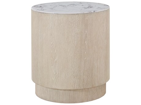 Theodore Alexander Horizon Round Marble End Table