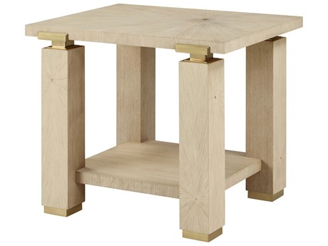 Theodore Alexander Judith Leiber Couture Rectangular Wood End Table