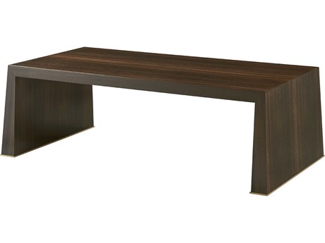 Theodore Alexander Ta Originals Rectangular Wood Fumed Inside Coffee Table