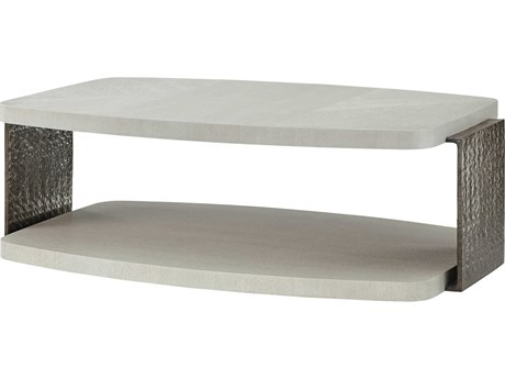 Theodore Alexander Essence Rectangular Wood Opal Coffee Table