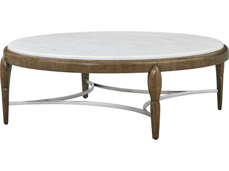 Theodore Alexander Origins Round Marble Landmark Coffee Table
