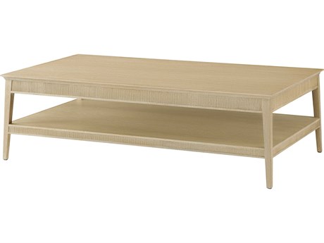 Theodore Alexander Balboa Rectangular Wood Lido Coastal Grey Coffee Table
