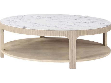 Theodore Alexander Horizon Round Marble Coffee Table