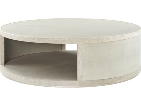 Theodore Alexander Maxwell Round Wood Coffee Table