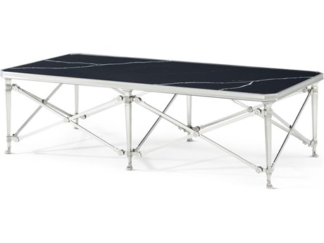 Theodore Alexander Spencer London Rectangular Marble Coffee Table