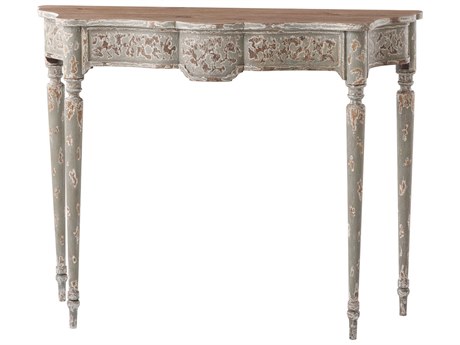 Theodore Alexander Tavel Wood Visby Interior Brown Console Table