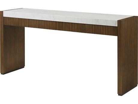 Theodore Alexander Ta Originals Rectangular Marble Galeto Console Table