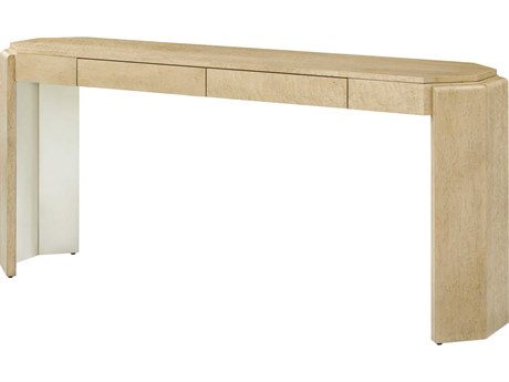 Theodore Alexander Origins Octagon Wood Sesame Console Table