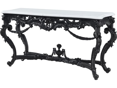 Theodore Alexander Spencer London Rectangular Marble Console Table