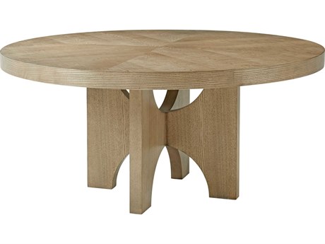 Theodore Alexander Catalina Round Wood Dune Dining Table