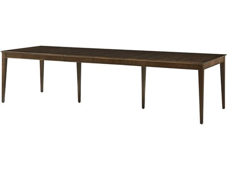 Theodore Alexander Lido Rectangular Wood Bistre Dining Table