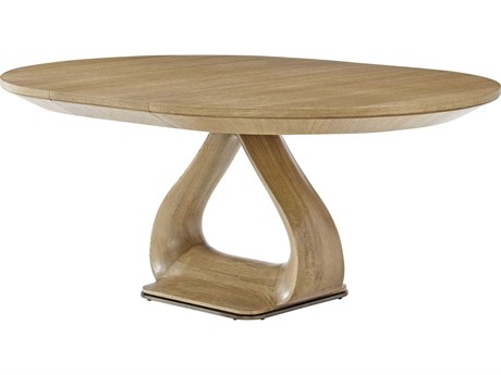 Theodore Alexander Essence Oval Wood Blonde Dining Table
