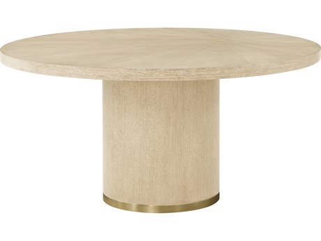 Theodore Alexander Judith Leiber Couture Round Wood Dining Table