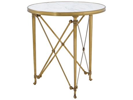 Theodore Alexander Spencer London Round Marble Coffee Table