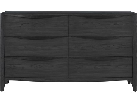 Theodore Alexander Rome 6-Drawers Gray Solid Wood Double Dresser