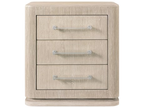 Theodore Alexander Horizon 3-Drawers Natural Nightstand