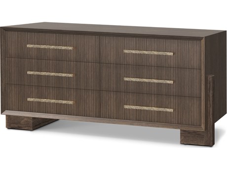 Theodore Alexander Urbane 6-Drawers Gray Double Dresser