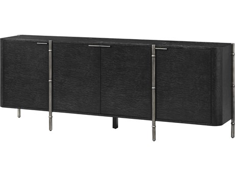 Theodore Alexander Kesden 86" Silent Black Sideboard