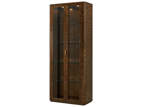 Theodore Alexander Kesden Pyramid Brown Display Cabinet