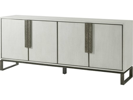 Theodore Alexander Essence 80" Oak Wood Opal Media Console