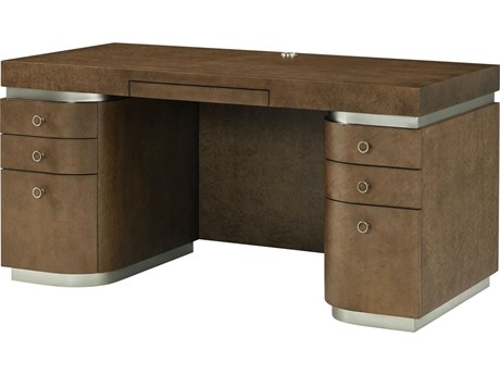 Theodore Alexander Origins Landmark Brown Maple Wood Credenza Desk