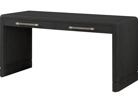 Theodore Alexander Luna Black Solid Wood Computer Desk