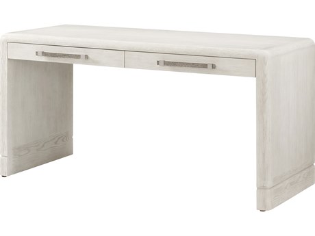 Theodore Alexander Luna White Computer Desk