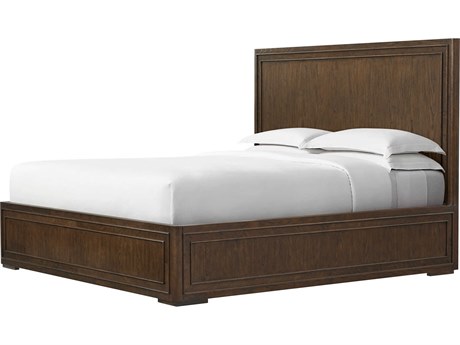 Theodore Alexander Surrey Brownstone Solid Wood California King Platform Bed