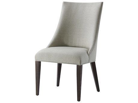 Theodore Alexander Ta Studio Beech Wood Black Upholstered Adele Side Dining Chair