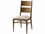 Theodore Alexander Nova Solid Wood Brown Fabric Upholstered Side Dining Chair  TALTAS400231BUT