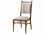 Theodore Alexander Nova Solid Wood Beige Fabric Upholstered Side Dining Chair  TALTAS400241BYB