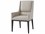 Theodore Alexander Ta Studio Beech Wood Brown Fabric Upholstered Dorian Arm Dining Chair  TALTAS410061BFY