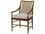Theodore Alexander Nova Solid Wood Beige Fabric Upholstered Arm Dining Chair  TALTAS410251BUS