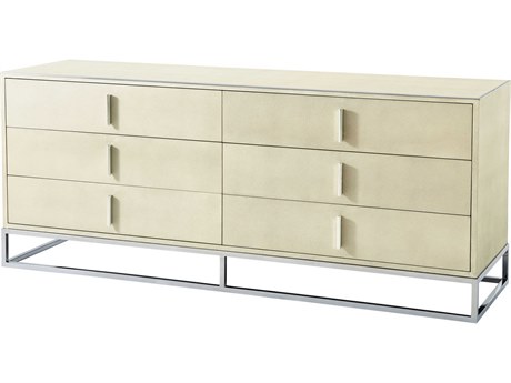 Theodore Alexander Ta Studio Blain 6-Drawers Dove Double Dresser