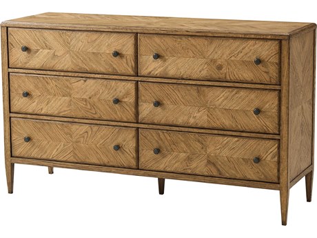 Theodore Alexander Nova 6-Drawers Dawn Double Dresser