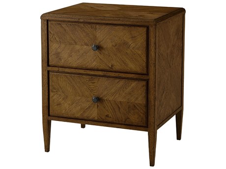 Theodore Alexander Nova 2-Drawers Dusk Nightstand
