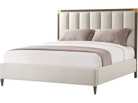Theodore Alexander Ta Studio Embassy Cardamon Upholstered California King Platform Bed
