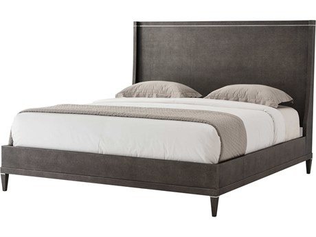 Theodore Alexander Ta Studio Palmer Smoke California King Platform Bed
