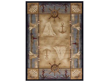 Tayse Rugs Hampton Traditional Oxnard 5 ft. x 7 ft. Area Rug, Gray