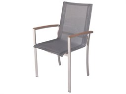 Three Birds Casual Avanti Stainless Steel Stacking Armchair
