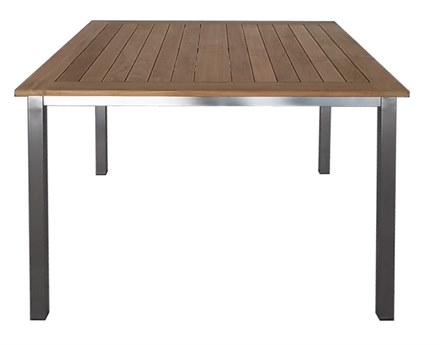 Three Birds Casual Avanti Stainless Steel 40" Wide Round Dining Table