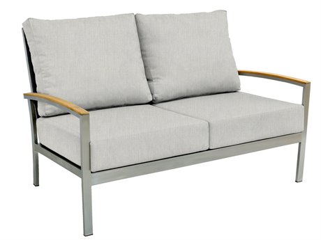 Three Birds Casual Avanti Aluminum Cushion Loveseat